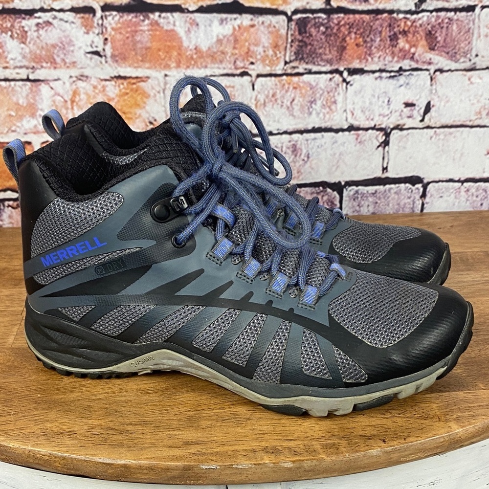 Merrell Women's Siren Edge Q2 Mid Waterproof Hiking Boots Shoes Sz 7.5 - Picture 3 of 13